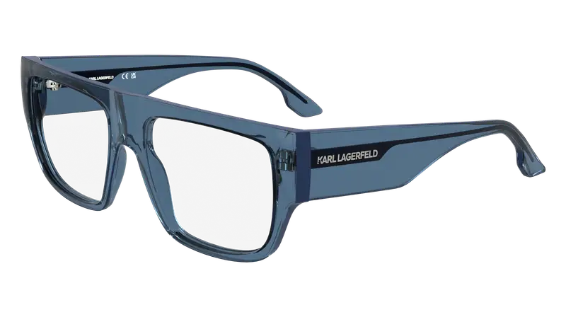 Karl Lagerfeld Uomo KL6198 400 Montature da vista Iniettato Blu  Pilot Normale