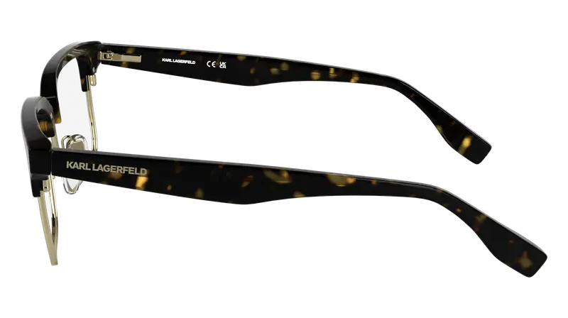 Karl Lagerfeld Uomo KL6202 242 Montature da vista Metallo Havana Squadrata Normale miniatura 2