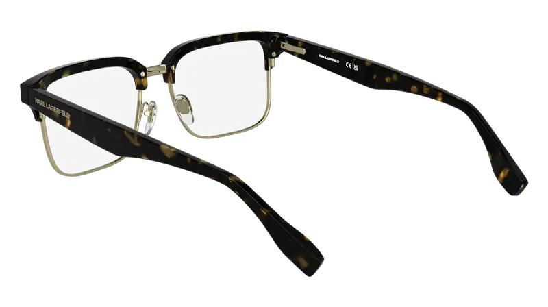 Karl Lagerfeld Uomo KL6202 242 Montature da vista Metallo Havana Squadrata Normale miniatura 3