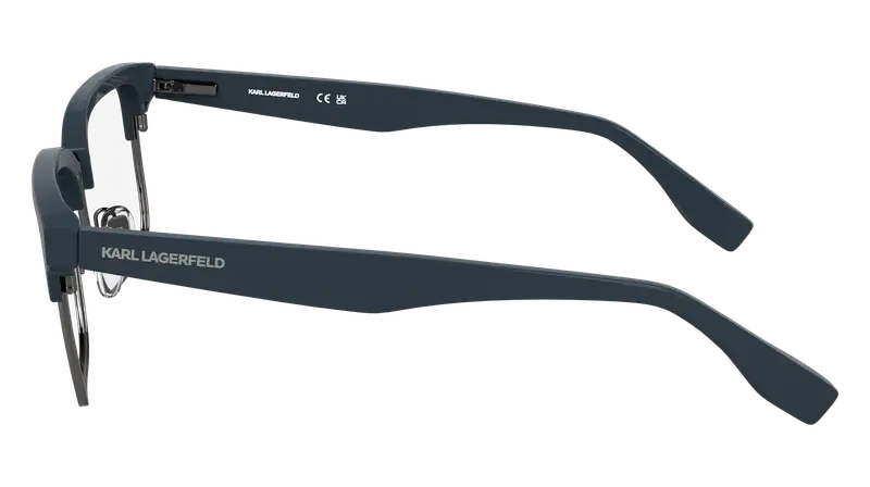 Karl Lagerfeld Uomo KL6202 400 Montature da vista Metallo Blu Squadrata Normale miniatura 2