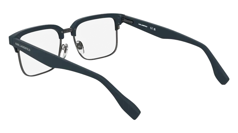 Karl Lagerfeld Uomo KL6202 400 Montature da vista Metallo Blu Squadrata Normale miniatura 3