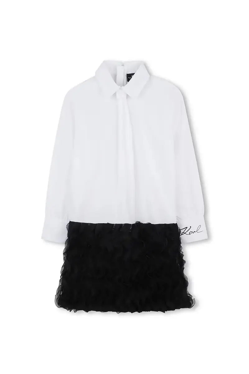 vestito bambina colore bianco Z30617 miniatura 2