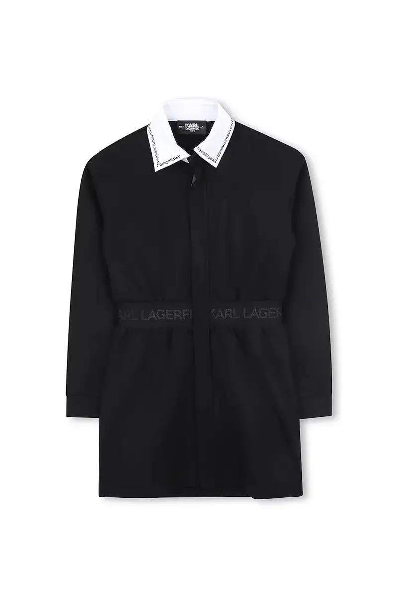 vestito bambina colore nero Z30612 miniatura 2