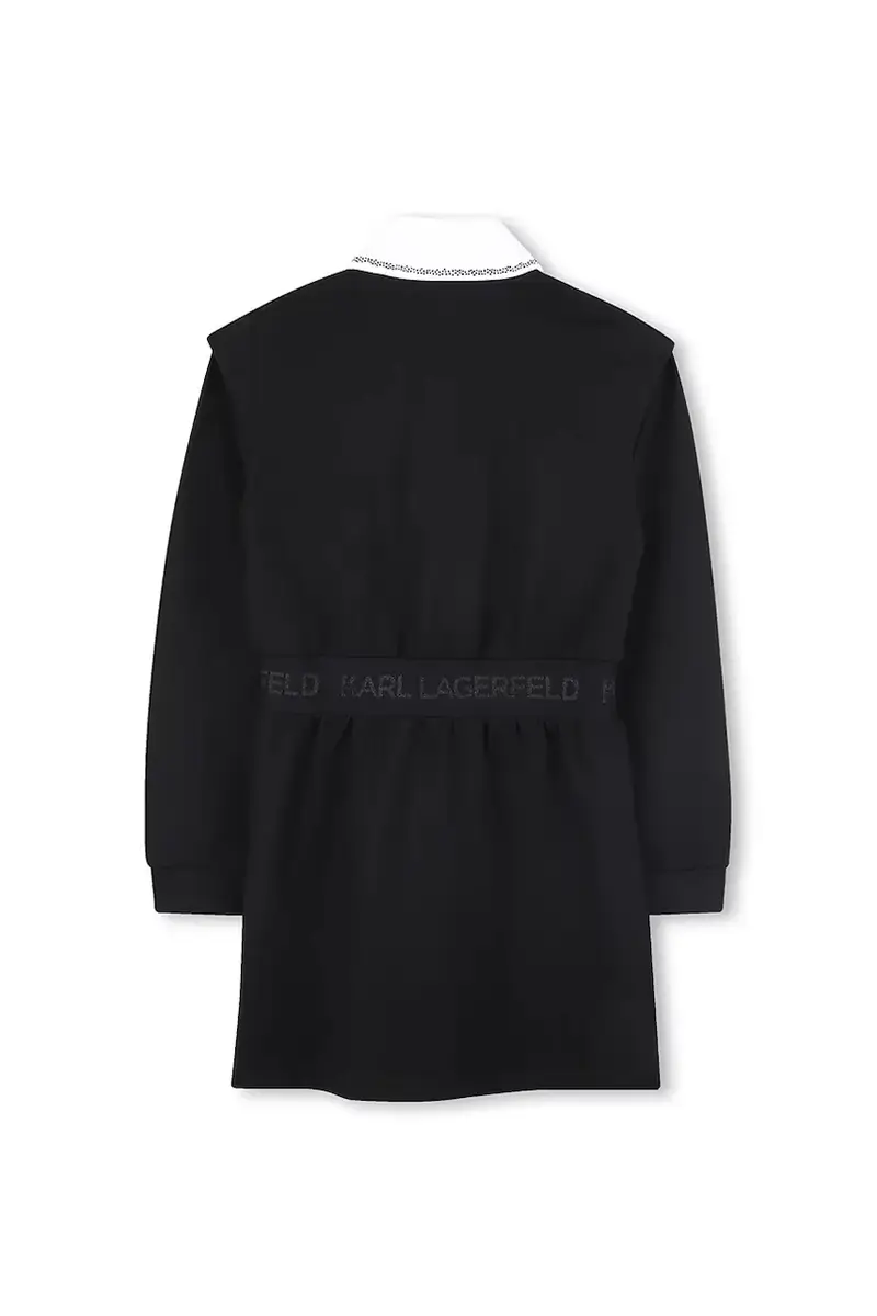 vestito bambina colore nero Z30612 miniatura 3