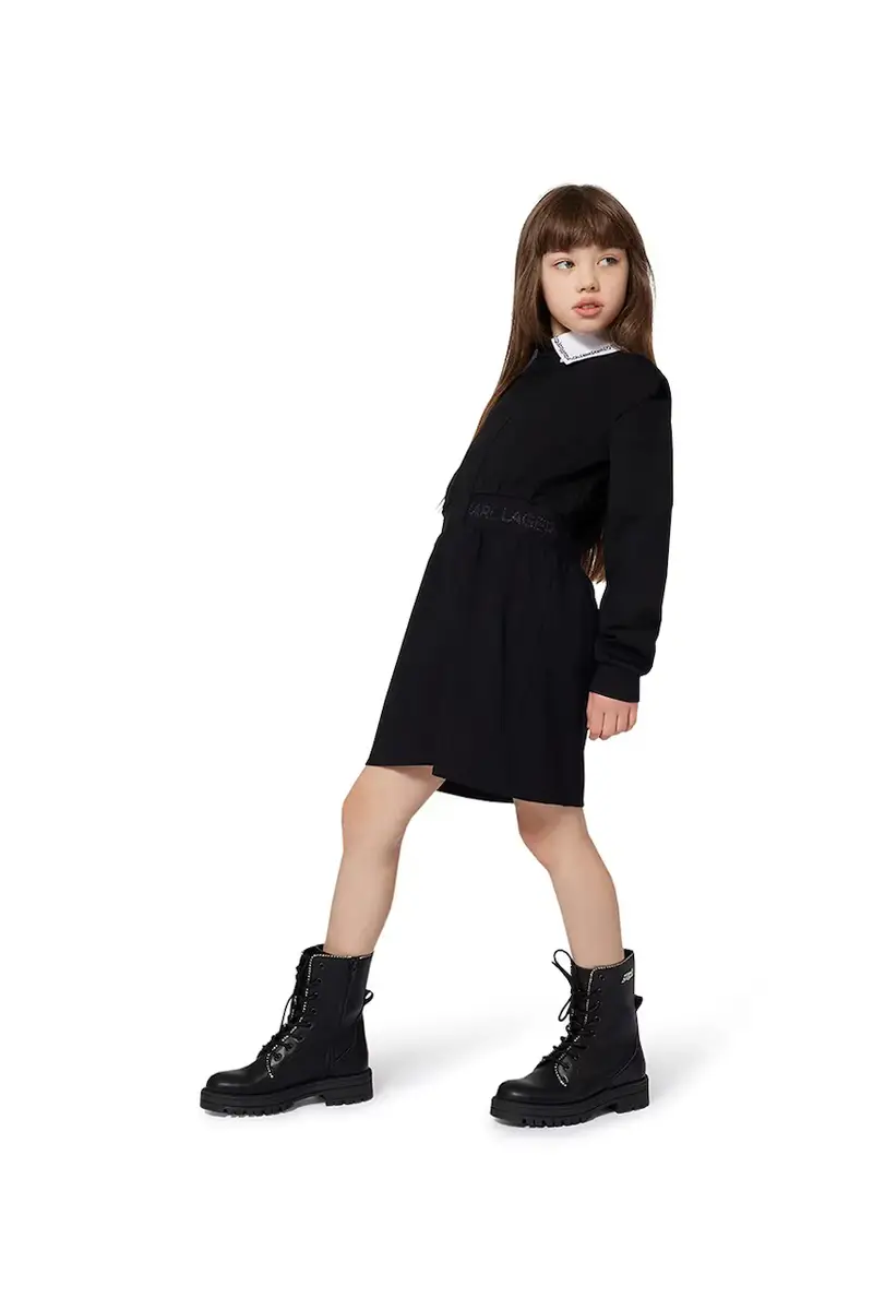 vestito bambina colore nero Z30612