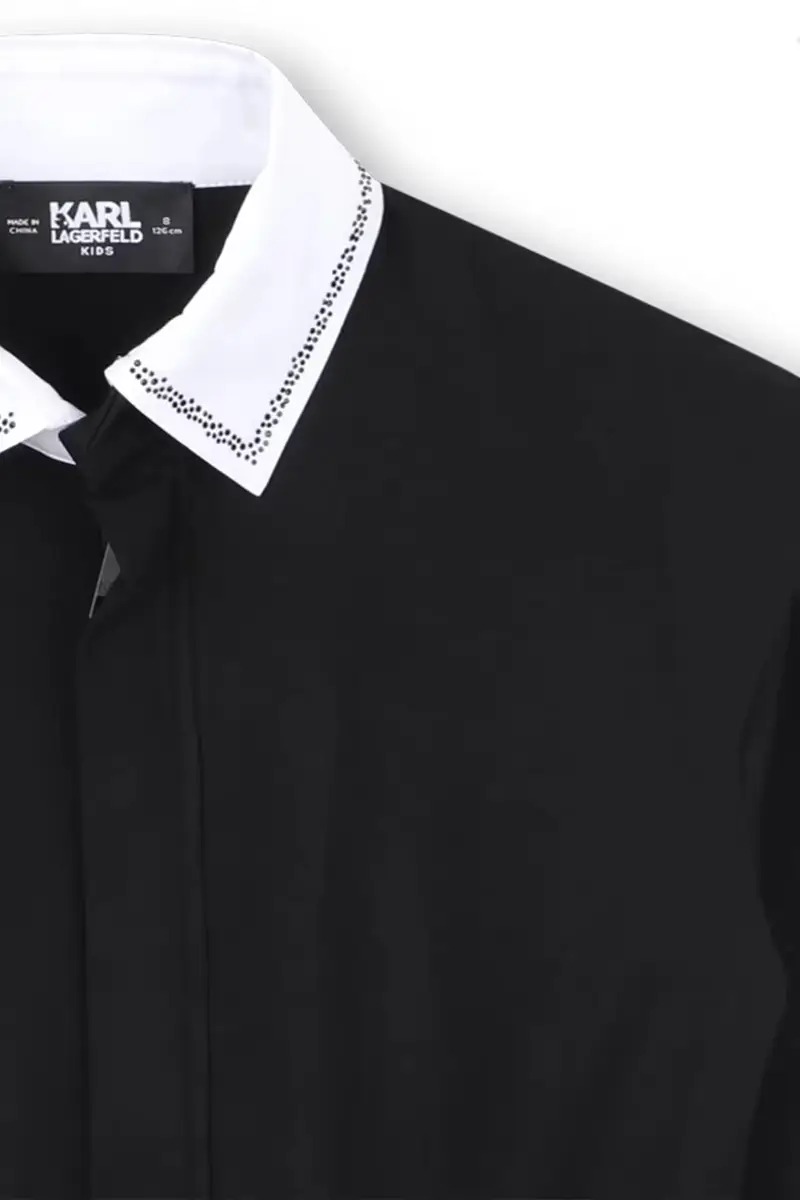 vestito bambina colore nero Z30612 miniatura 4