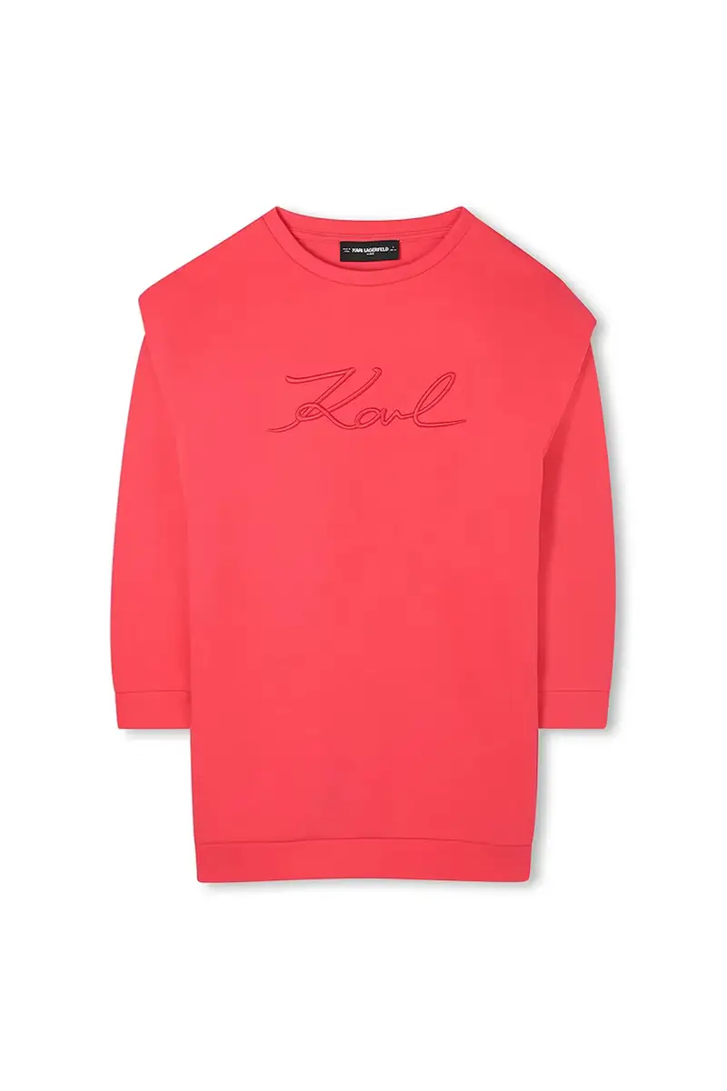 vestito bambina colore rosa Z30614 miniatura 2