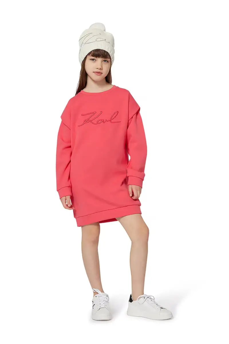 vestito bambina colore rosa Z30614