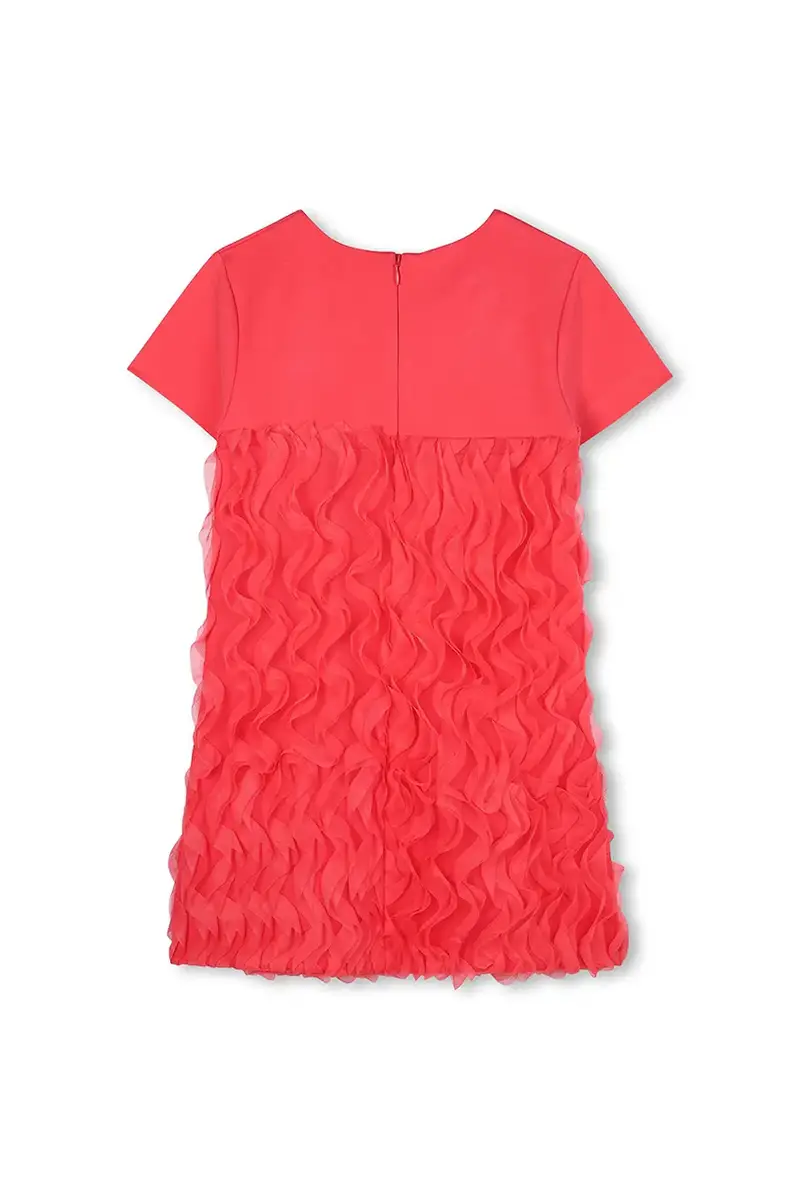 vestito bambina colore rosa Z30621 miniatura 3