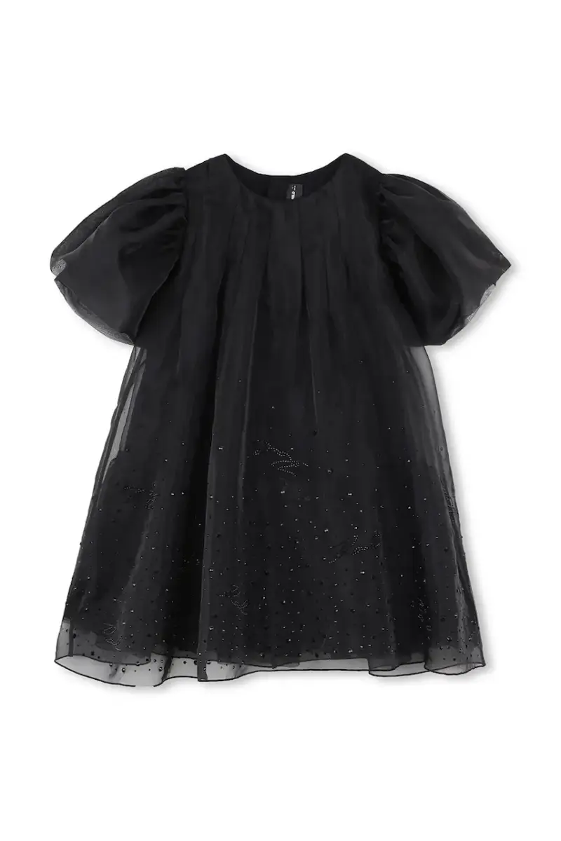 vestito bambina Nero miniatura 2