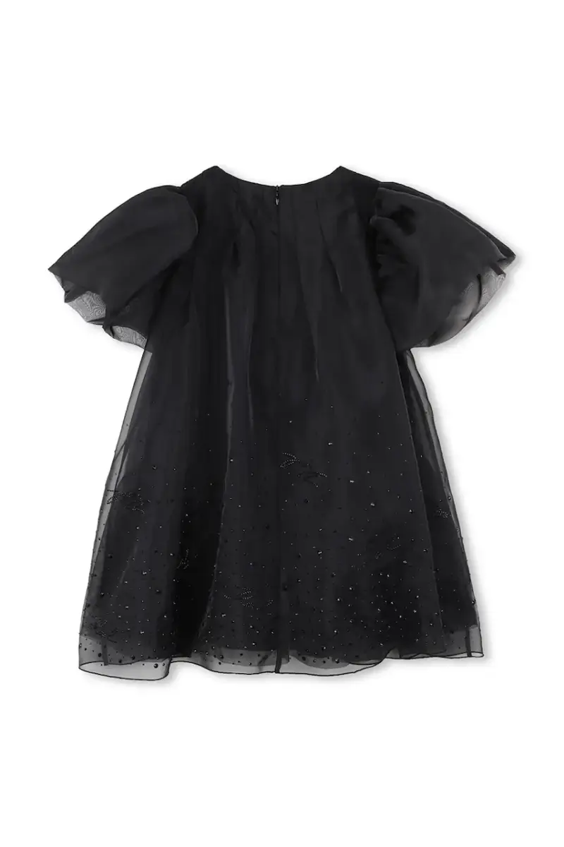 vestito bambina Nero miniatura 3