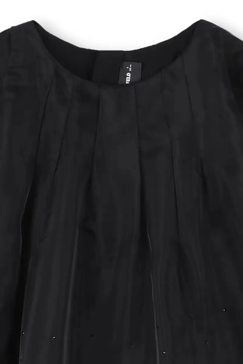 vestito bambina Nero miniatura 4