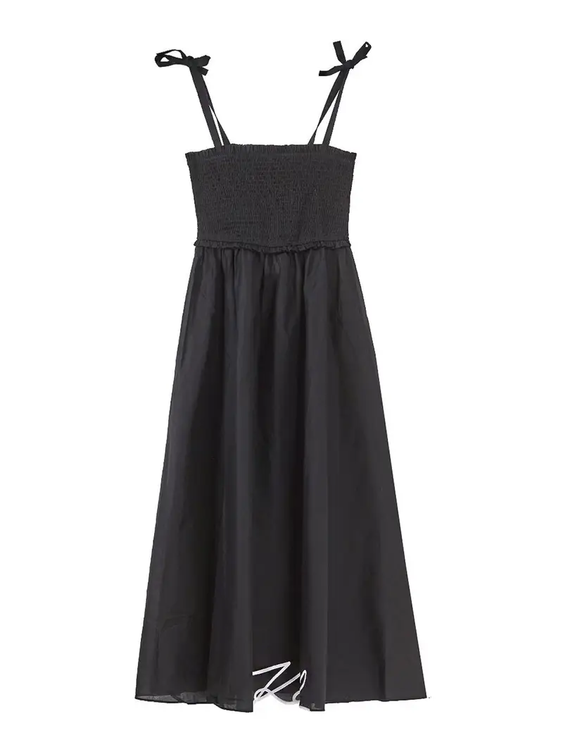 Vestito caviglia distintivo Karl DNA Nero