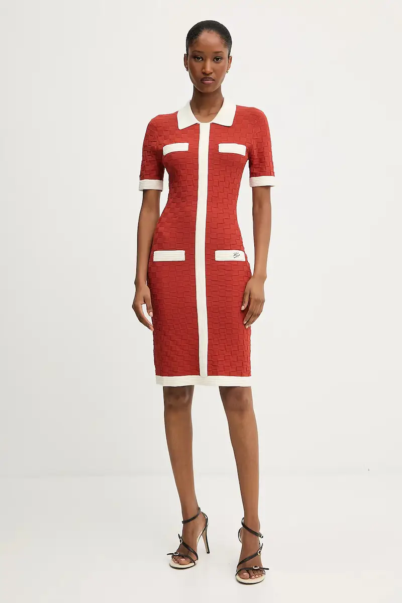 vestito colore arancione A3W13036 miniatura 2