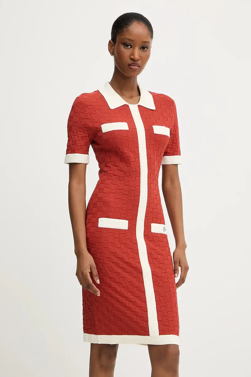 vestito colore arancione A3W13036