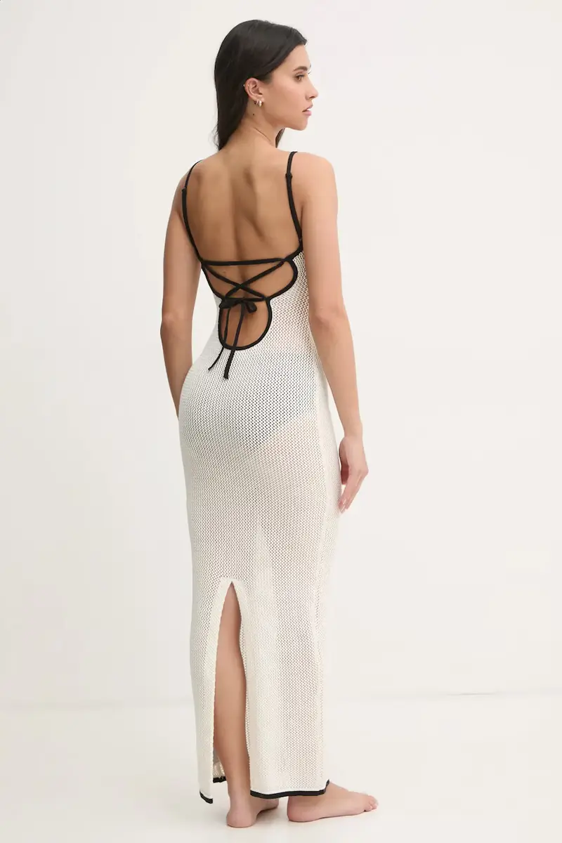 vestito colore beige A1W46032 miniatura 3