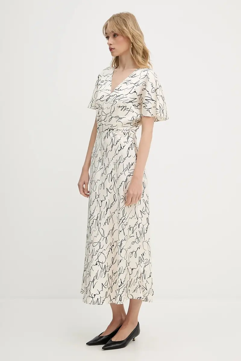 vestito colore beige A3W13029 miniatura 2