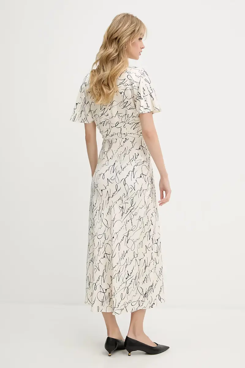 vestito colore beige A3W13029 miniatura 3