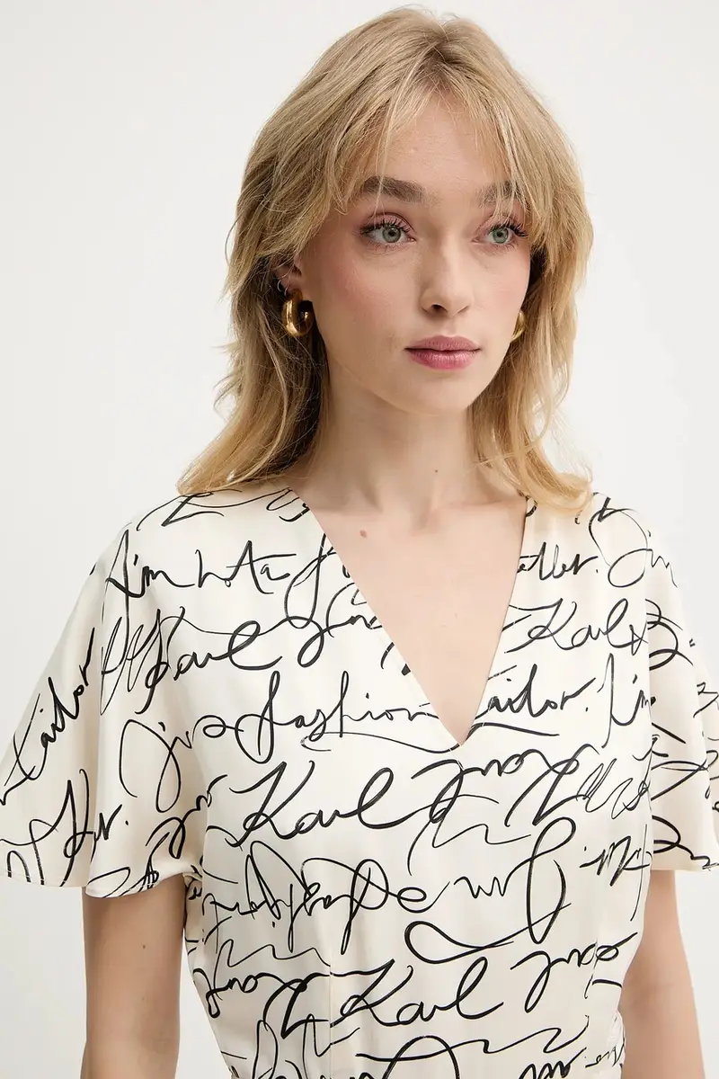 vestito colore beige A3W13029 miniatura 4