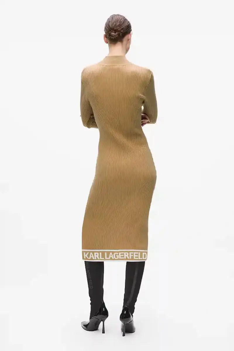 vestito colore beige A4W13028 miniatura 2