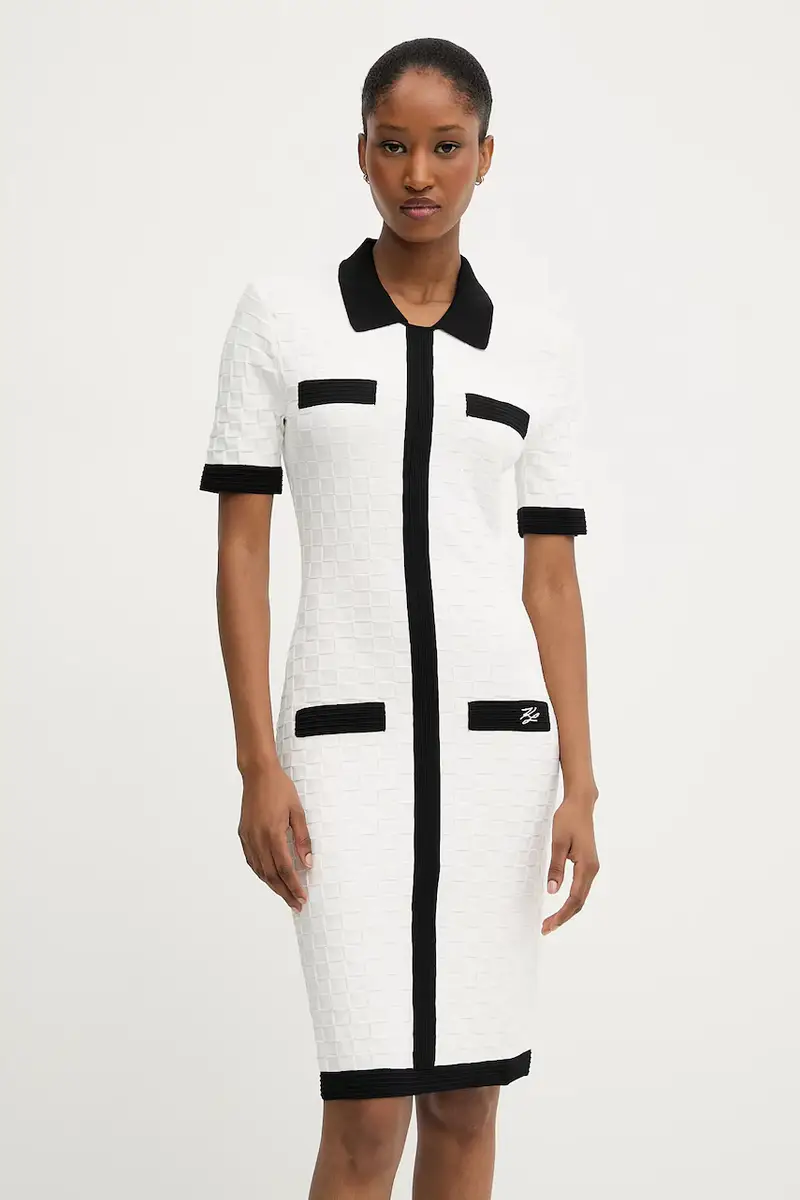 vestito colore bianco A3W13036 miniatura 2