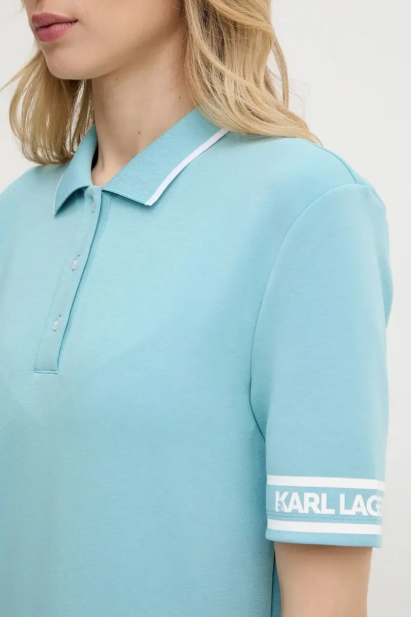 vestito colore blu A3W13003 Turchese miniatura 5