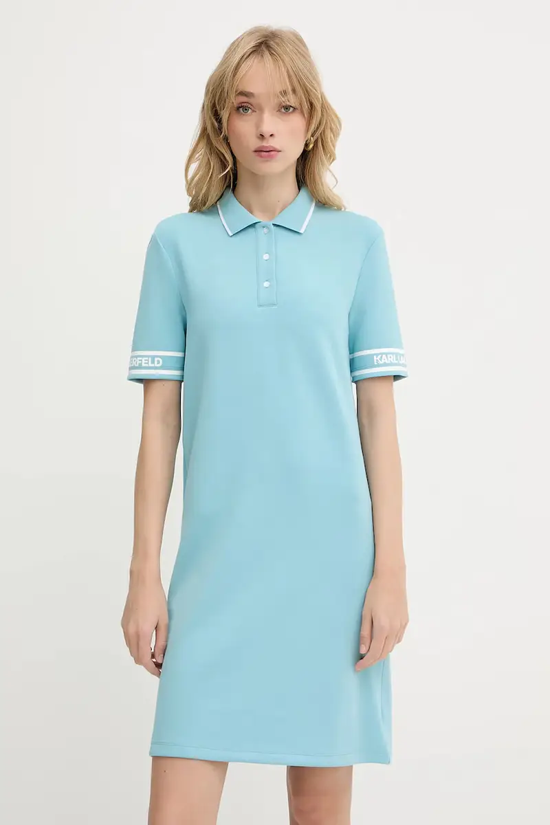 vestito colore blu A3W13003 Turchese