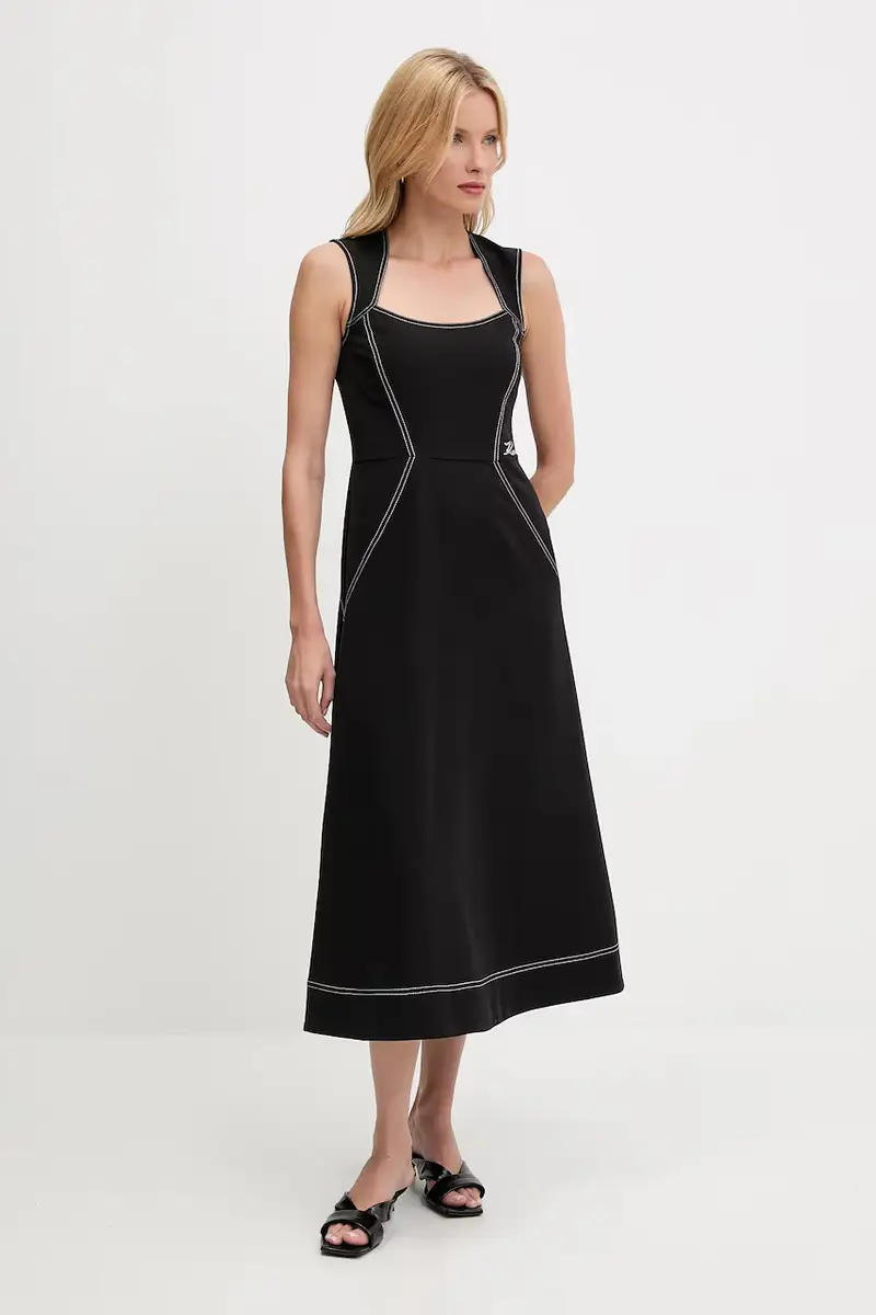 vestito colore nero A3W13032 miniatura 3