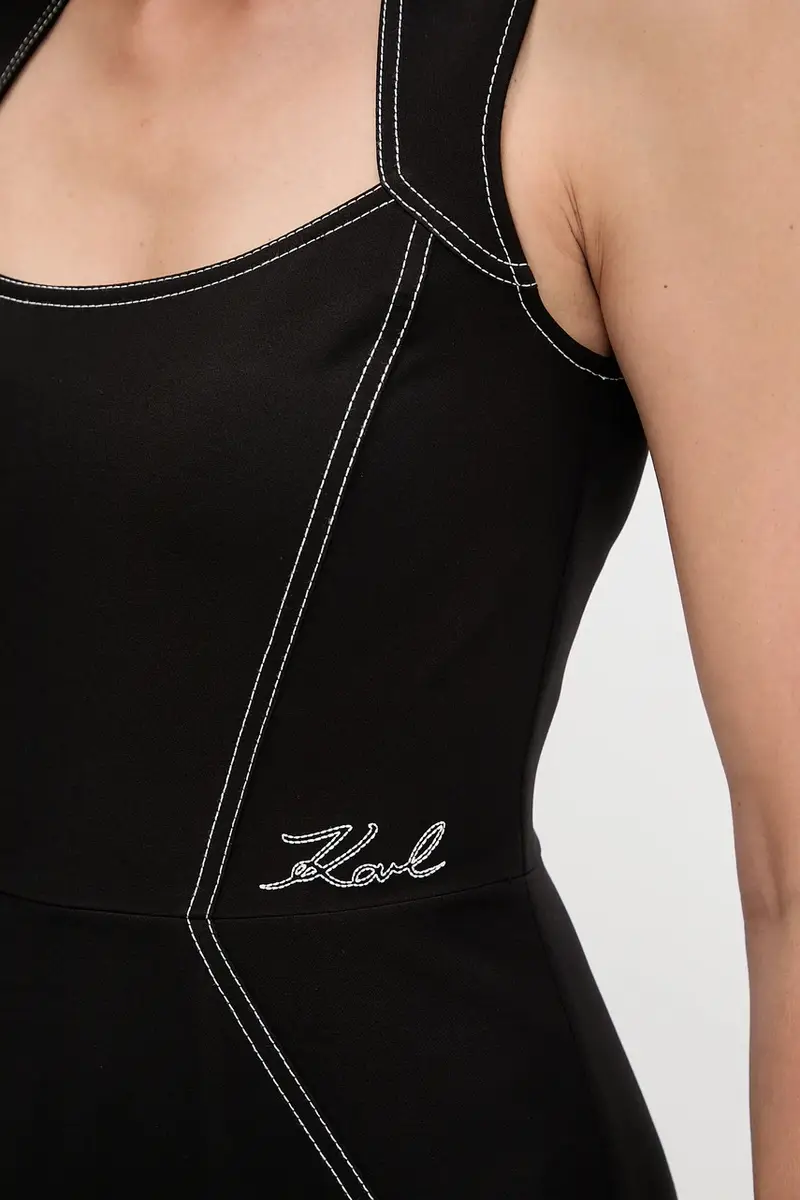 vestito colore nero A3W13032 miniatura 5