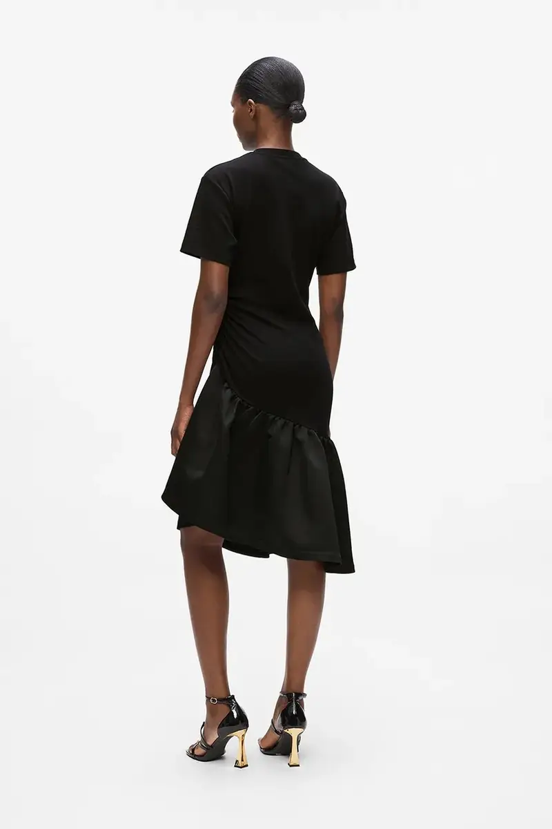 vestito colore nero A4W13018 miniatura 2