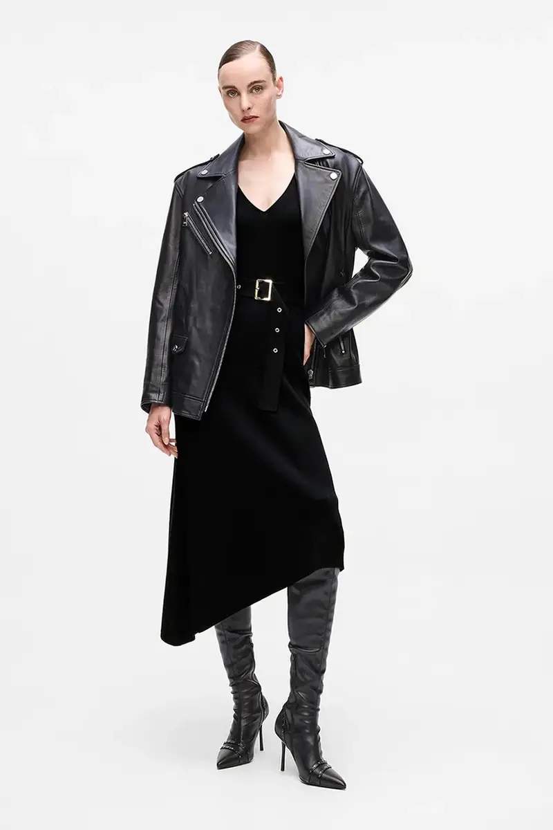 vestito colore nero A4W13026 miniatura 4