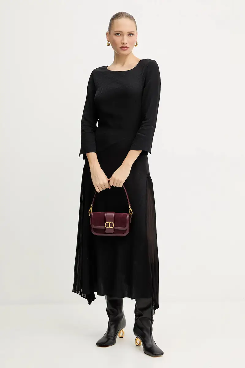 vestito colore nero A4W13037 miniatura 2