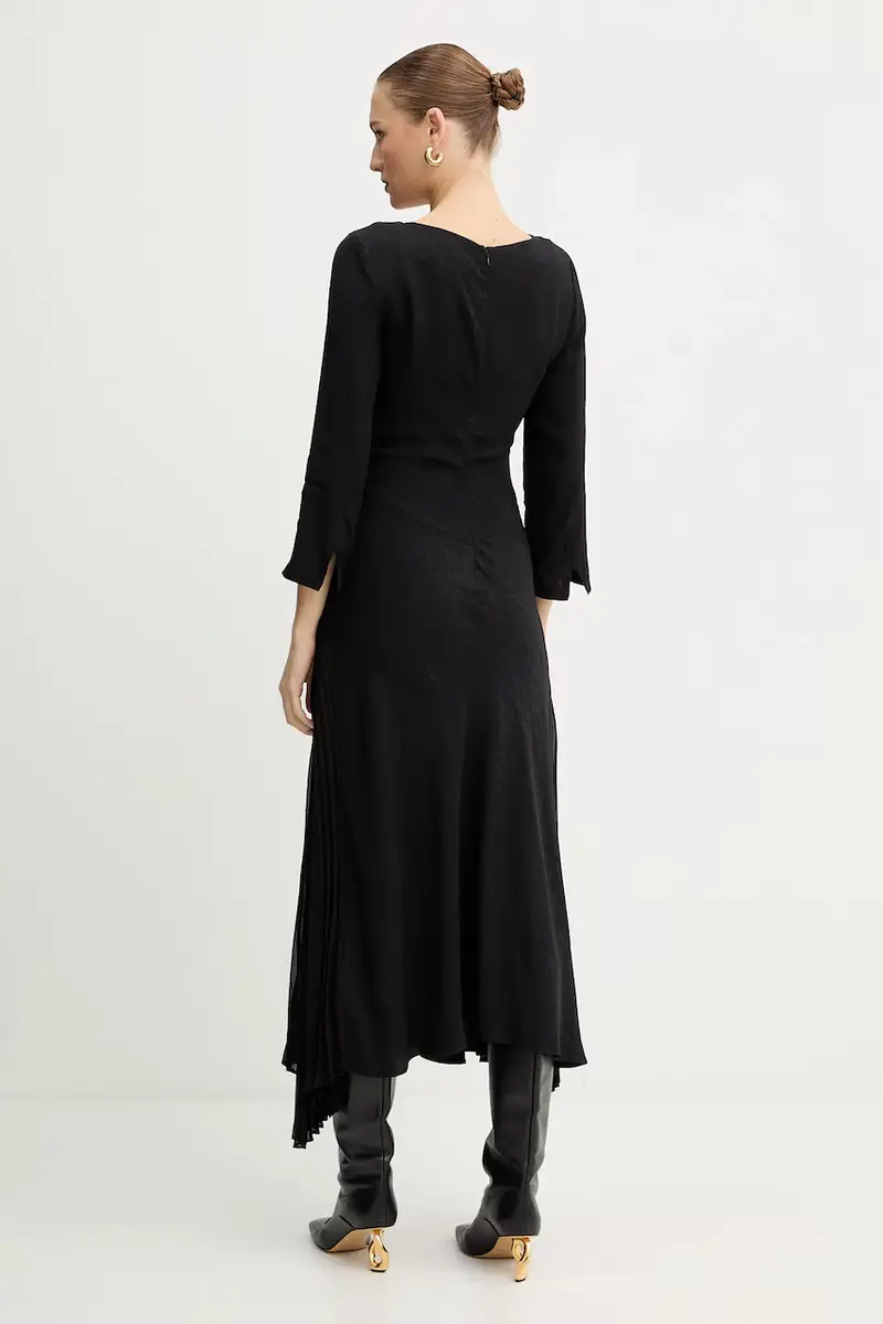 vestito colore nero A4W13037 miniatura 3