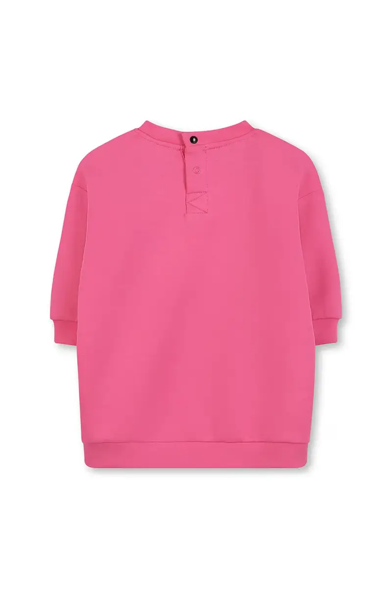 vestito di cotone per bambini colore rosa Z30657 miniatura 2