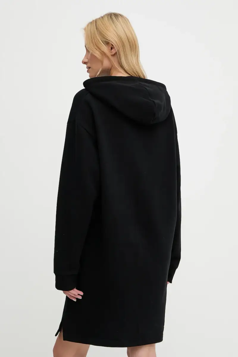 vestito in cotone colore nero A3W44010 miniatura 3