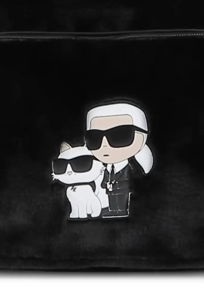 zaino bambino/a colore nero con applicazione Z31023 miniatura 3