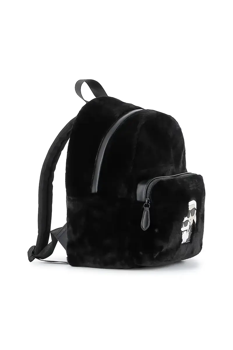 zaino bambino/a colore nero con applicazione Z31023 miniatura 5