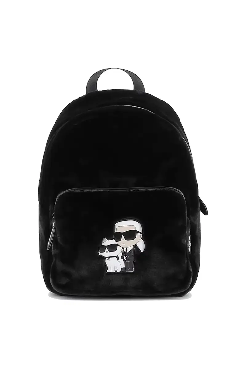 zaino bambino/a colore nero con applicazione Z31023