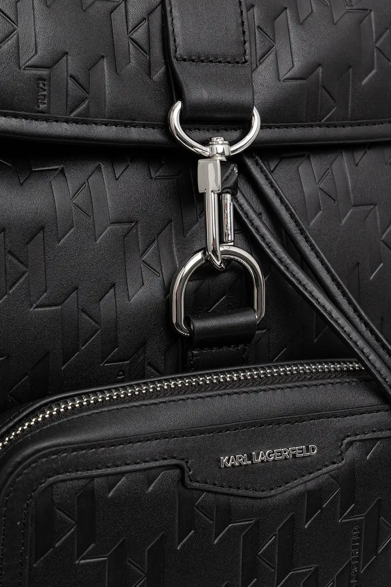 zaino in pelle uomo colore nero A3M30180 miniatura 4