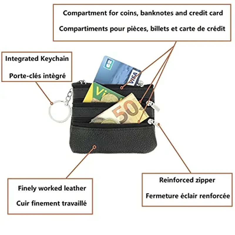 ...KARL LOVEN Portachiavi Donna Nero 1918706 miniatura 3