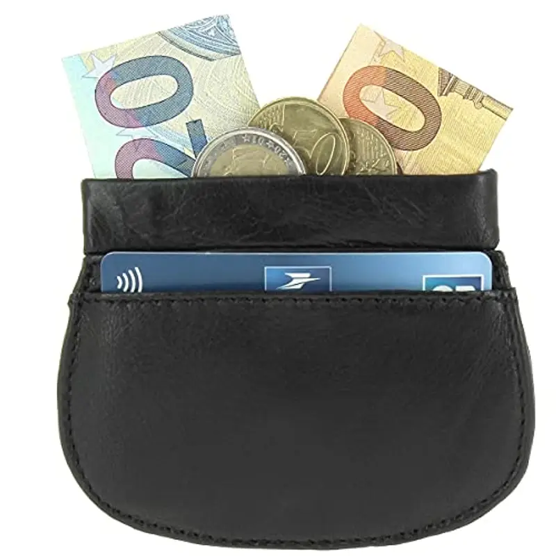 ...KARL LOVEN Portamonete Uomo Nero 2151408 miniatura 2