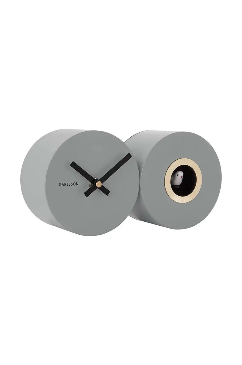 orologio a cucu Duo Cuckoo Grigio miniatura 2
