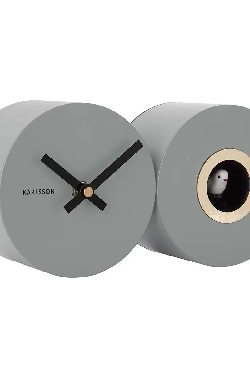 orologio a cucu Duo Cuckoo Grigio miniatura 3