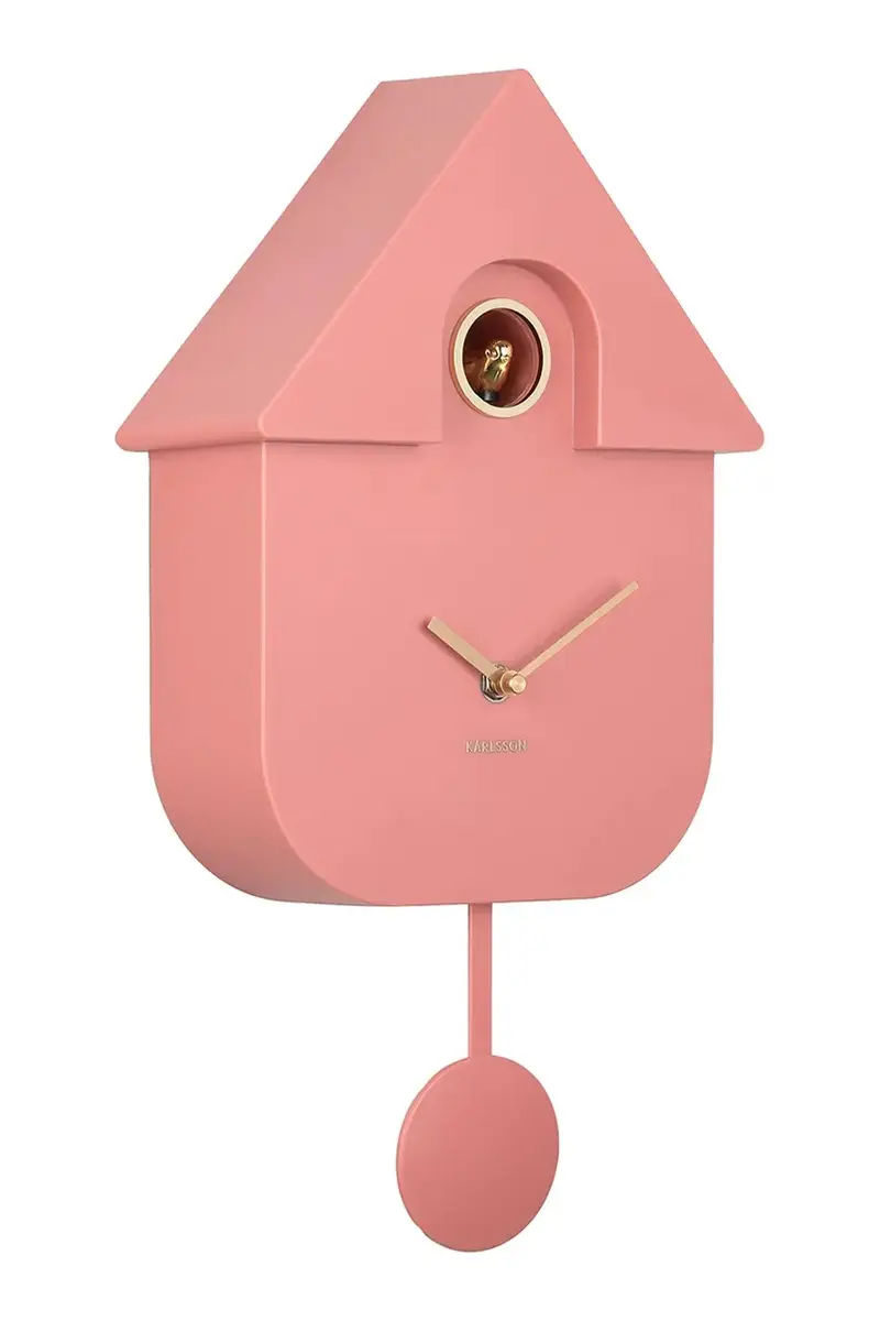 orologio a cucu Modern Cuckoo 21, 5 x 41 x 8, 5 cm Rosa miniatura 2