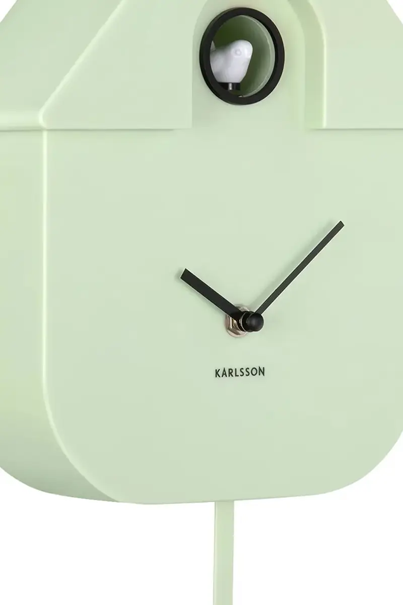 orologio a cucu Modern Cuckoo 41 cm colore verde miniatura 3