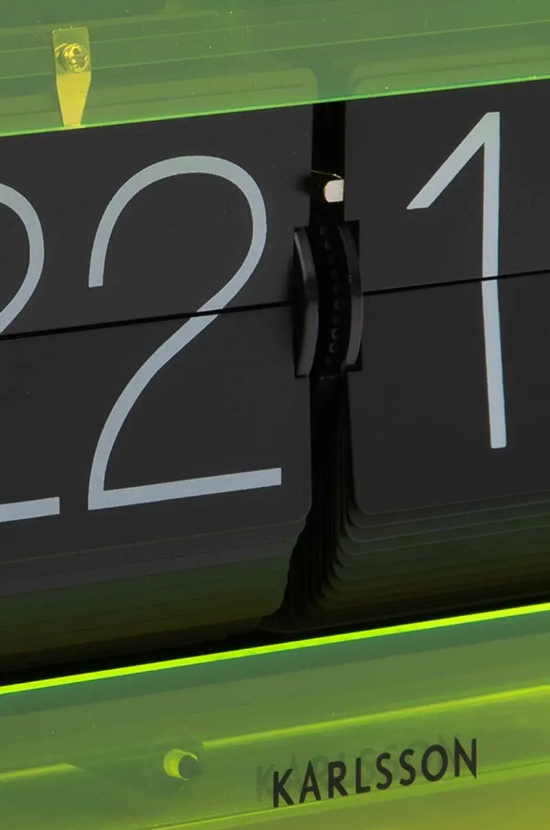 orologio a fogli mobili Boxed Flip Giallo miniatura 3