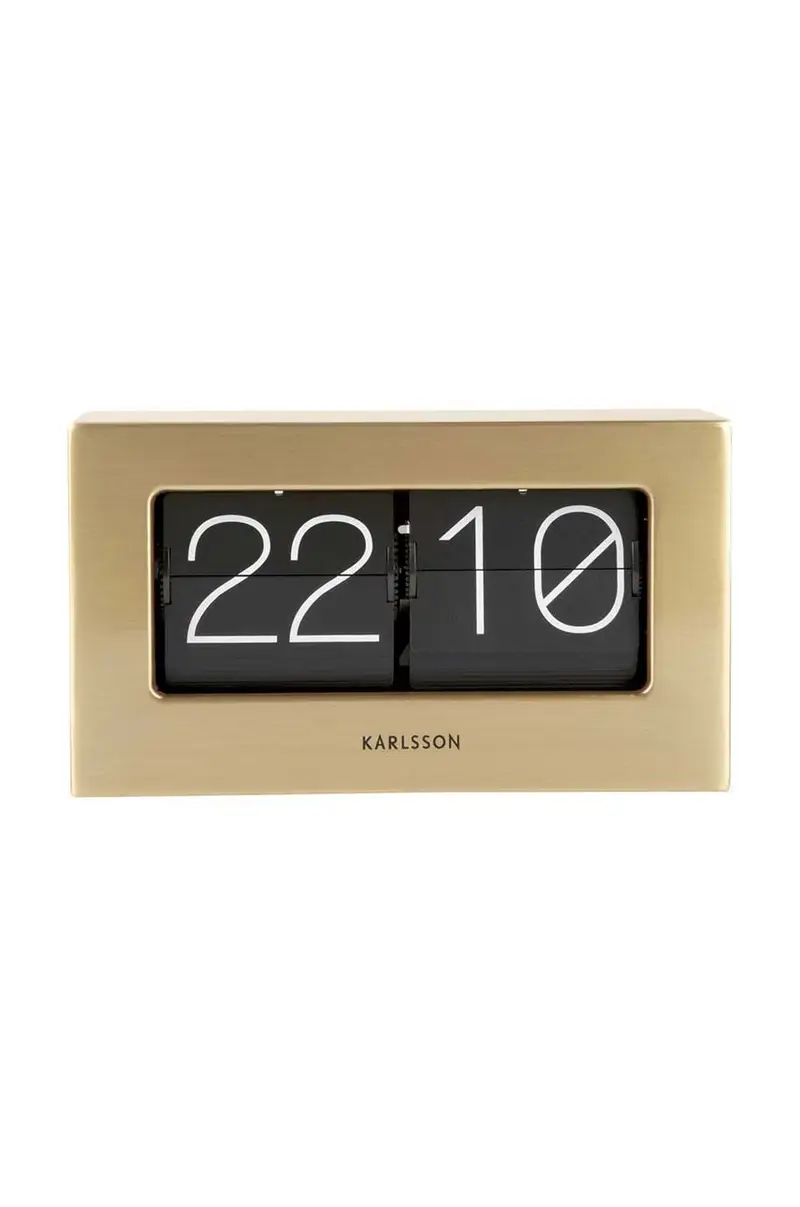 orologio a fogli mobili Boxed Flip Giallo