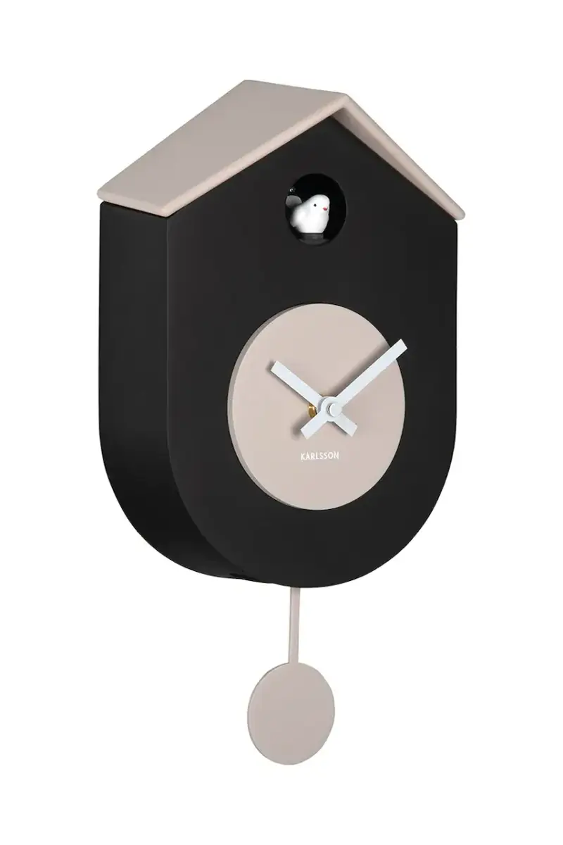 orologio a pendolo Grato Cuckoo 33 cm colore nero miniatura 2