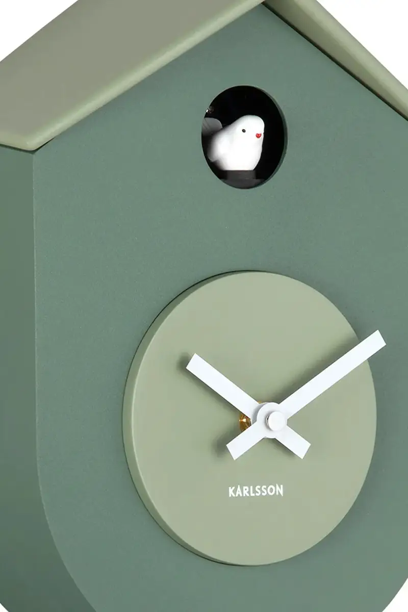 orologio a pendolo Grato Cuckoo 33 cm colore verde miniatura 3