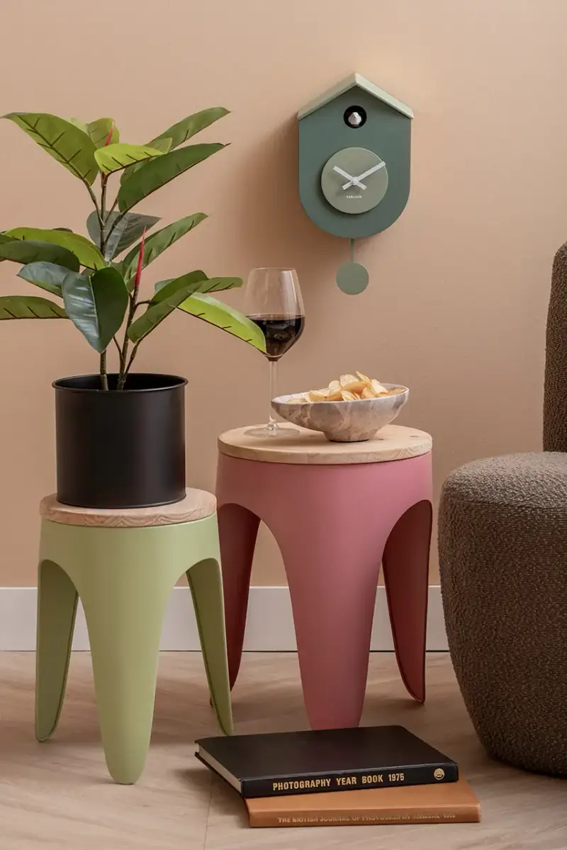 orologio a pendolo Grato Cuckoo 33 cm colore verde miniatura 4